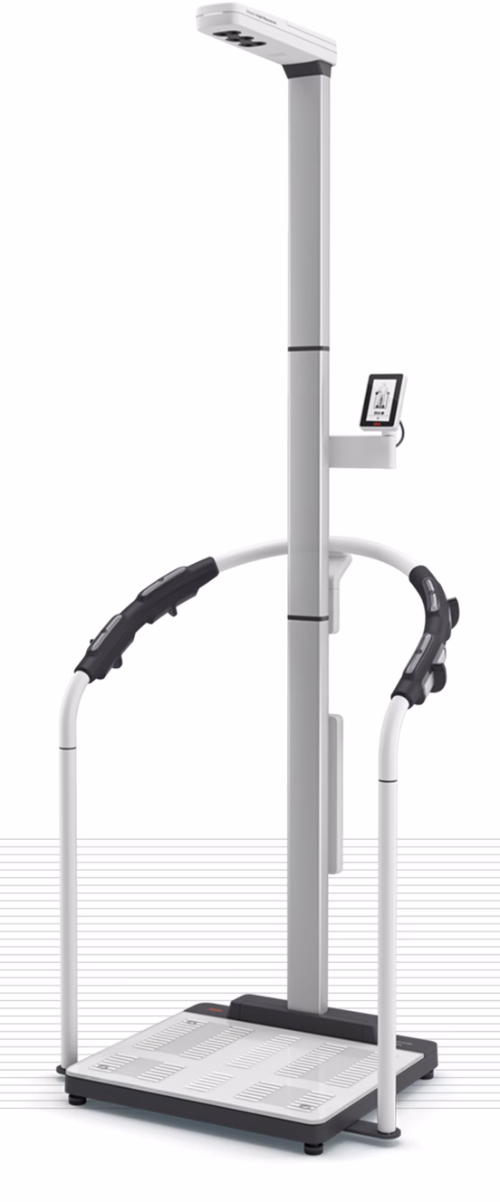 Seca mBCA Body Composition Analyzer in action